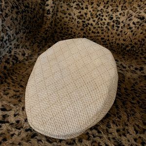 Brixton Hooligan Flat Cap - Tan/Natural Straw